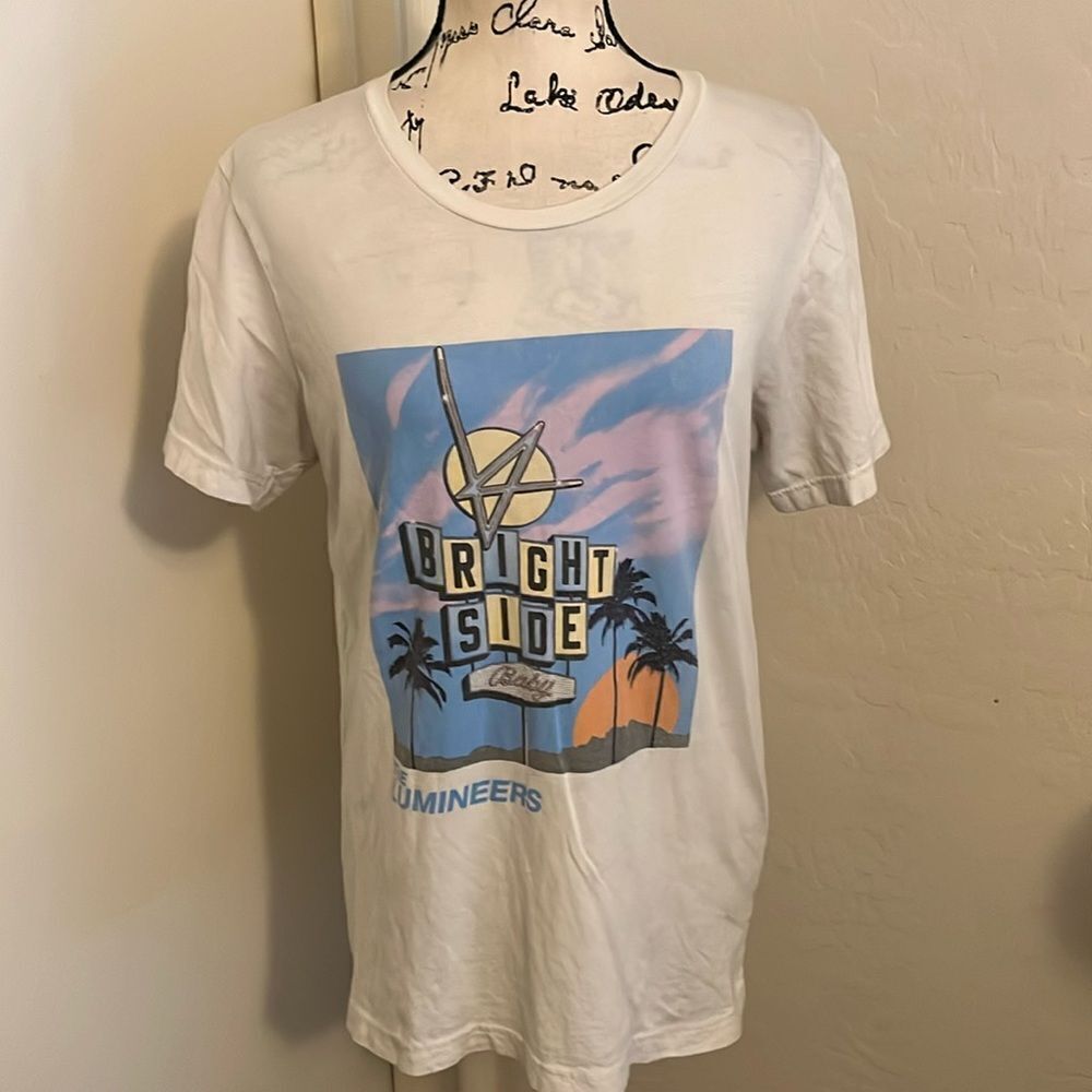 The Lumineers Band Music Brightside World Tour 2022 Off White Graphic Shirt